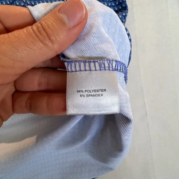 Peter Millar Men's Summer Comfort Polo Shirt Sz XL Blue Golf Casual - Picture 6 of 8